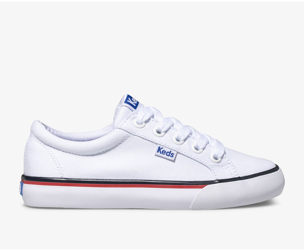 Keds Sneakers White - Jump Kick Canvas - Kids XMVSIT-507